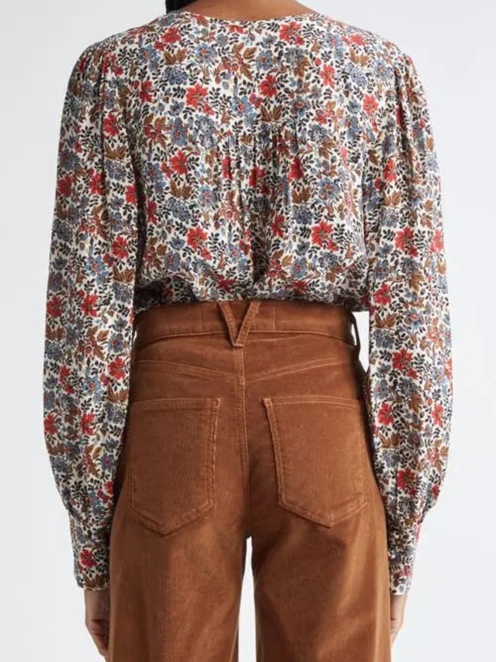Veronica Beard | Sura Floral Blouse, size 10 - Picture 3 of 9